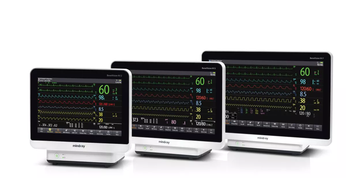 Monitores Mindray BeneVision N12, N15 y N17